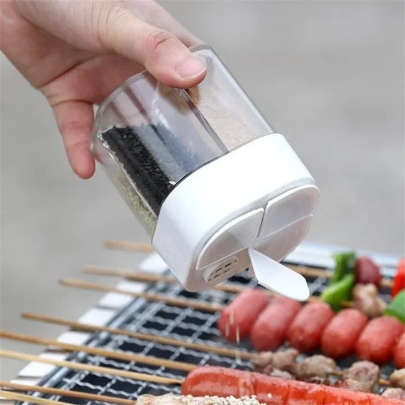 Transparent camping seasoning jar