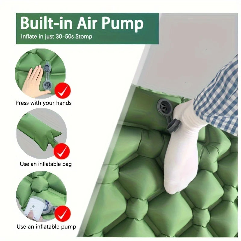 Inflatable Mattress Ultralight Built-in Pump